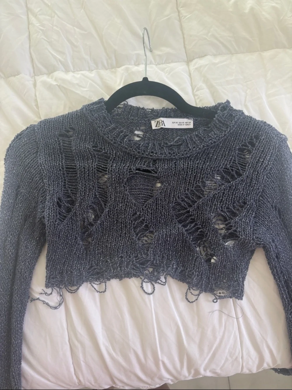 Zara edgy cropped
